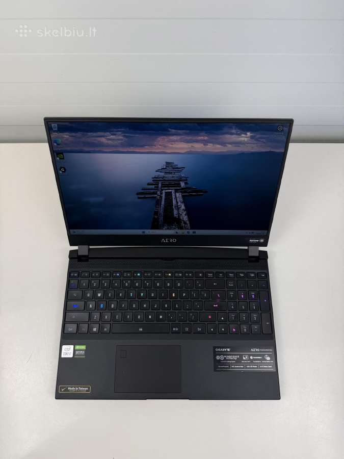 Gigabyte Aero 15xc Rtx 3070 I7 10870h 24gb RAM - nuotraukos Nr. 9