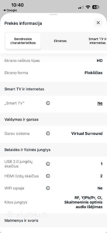 LG 32lj510b - nuotraukos Nr. 10