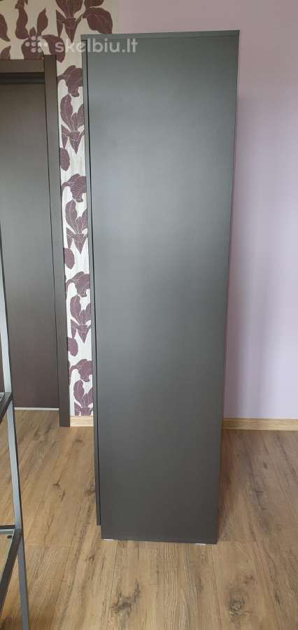 Ikea Brimnes Spinta su 2 durimis, juoda, 78x190 cm - nuotraukos Nr. 3