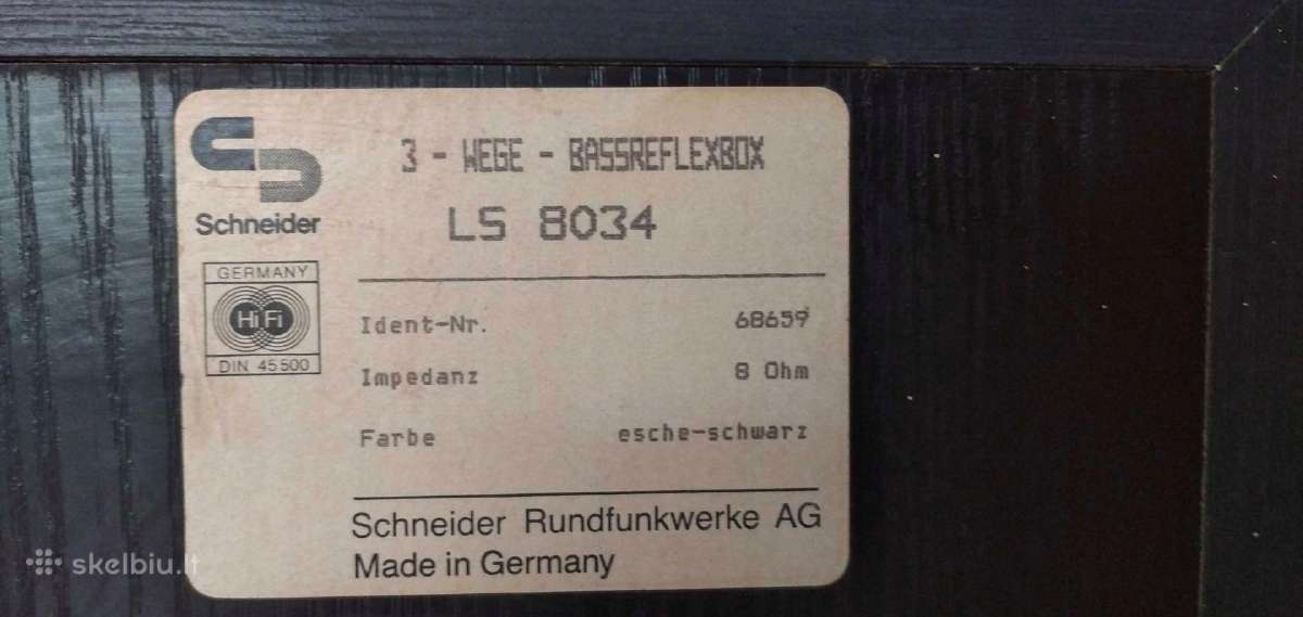 Schneider Grundig - nuotraukos Nr. 8