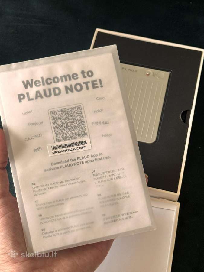 Plaud Note Ai diktofonas (chatgpt/magsafe/64gb) - nuotraukos Nr. 6