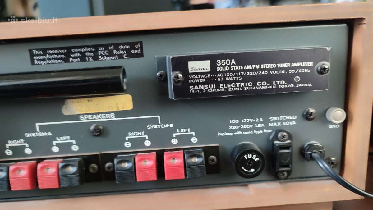 Sansui 350 A - nuotraukos Nr. 6