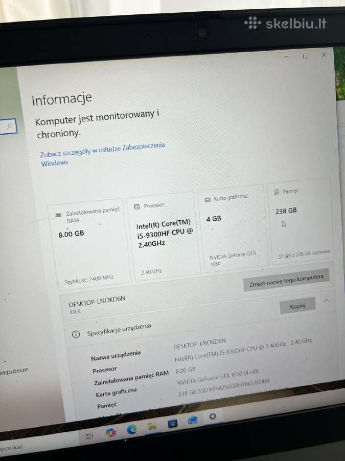 Lenovo L340 Gaming - nuotraukos Nr. 2