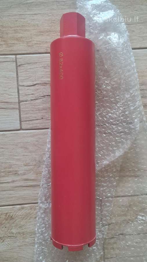 Naujas deimantinis grąžtas, karūna 82x400 - nuotraukos Nr. 7