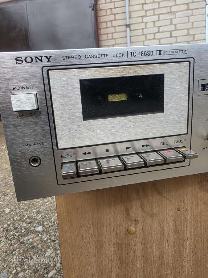 Antikvarine kasetinė dėka Sony Tc186sd - nuotraukos Nr. 2
