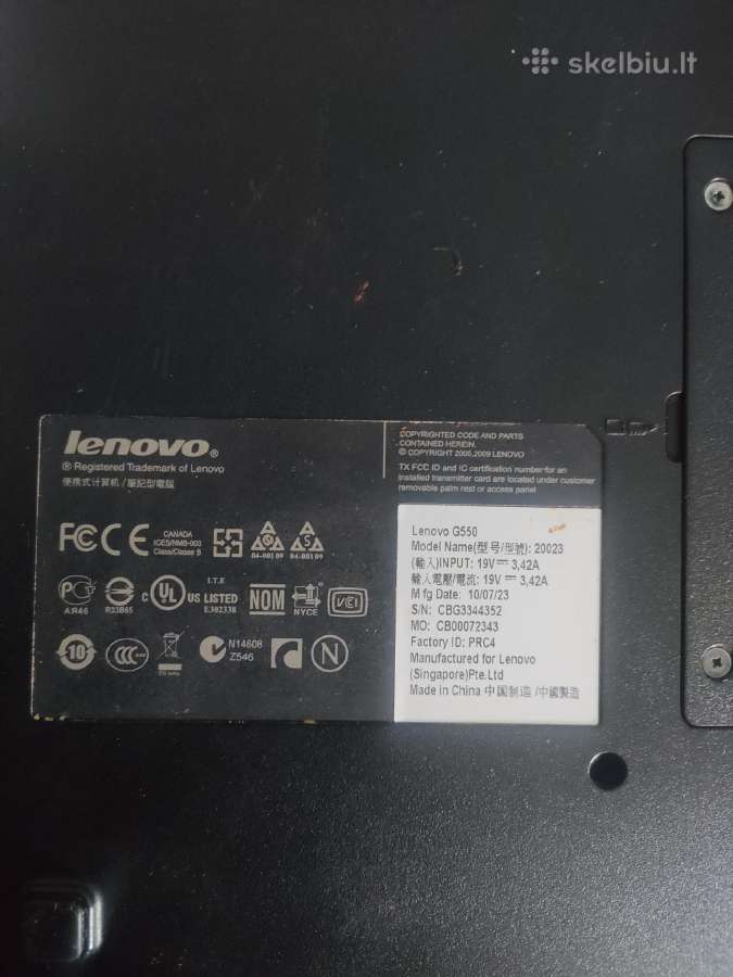 Lenovo nešiojamas kompiuteris, laptopas yr problem - nuotraukos Nr. 3