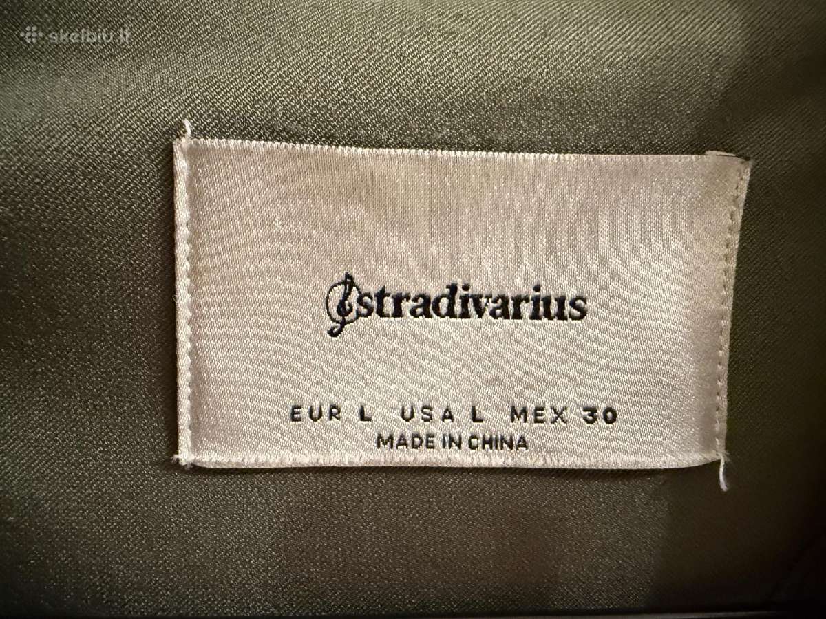 Stradivarius chaki / alyvuogių spalvos švarkas - nuotraukos Nr. 5