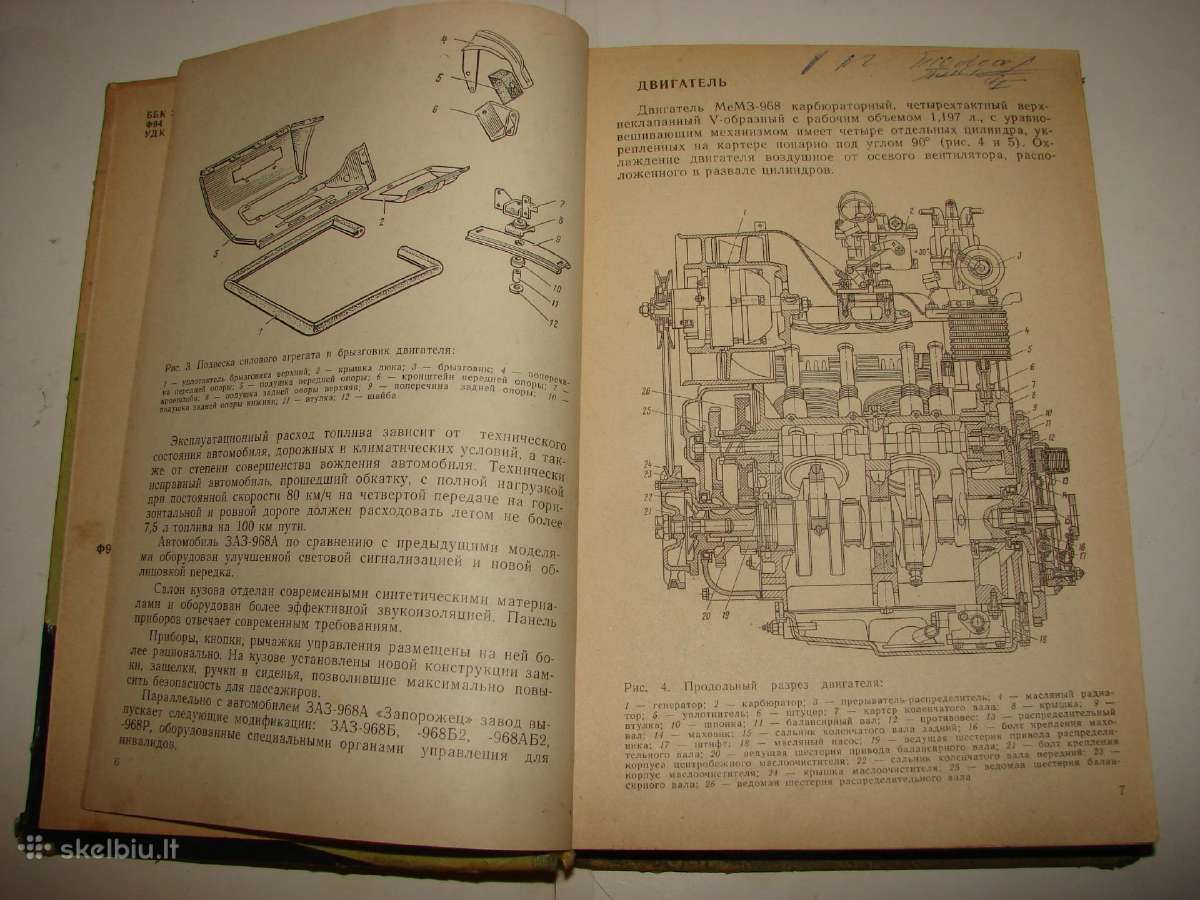Automobilis Zaz-968a - nuotraukos Nr. 5