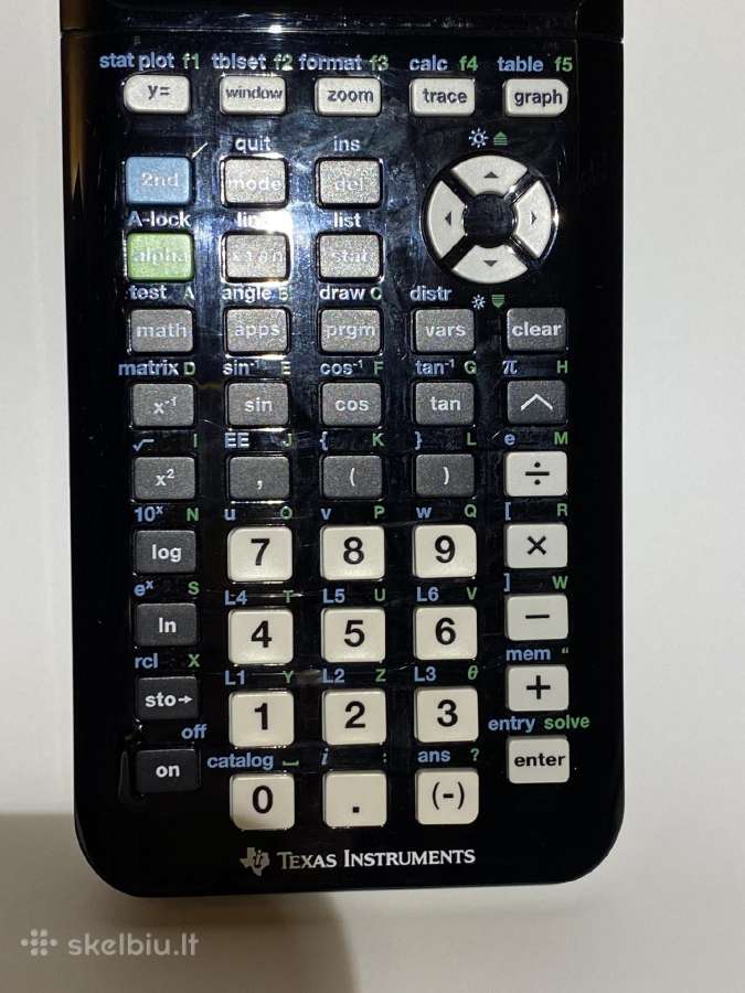 Texas Instruments Ti-84 Plus CE-t skaičiuotuvas - nuotraukos Nr. 2