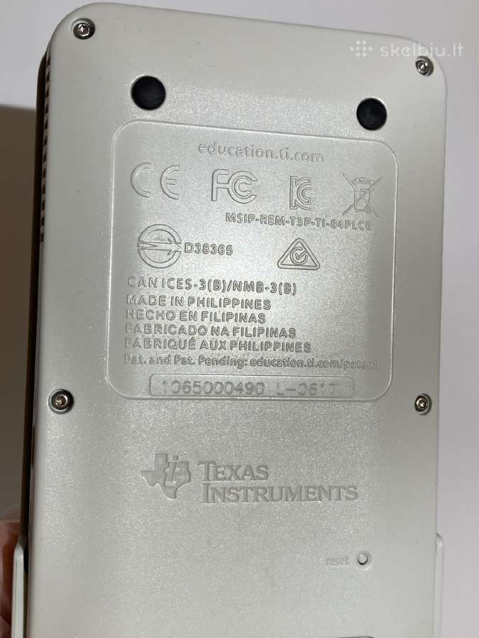 Texas Instruments Ti-84 Plus CE-t skaičiuotuvas - nuotraukos Nr. 5