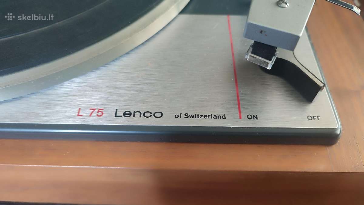 Plokštelių grotuvas Lenco L75 - nuotraukos Nr. 2