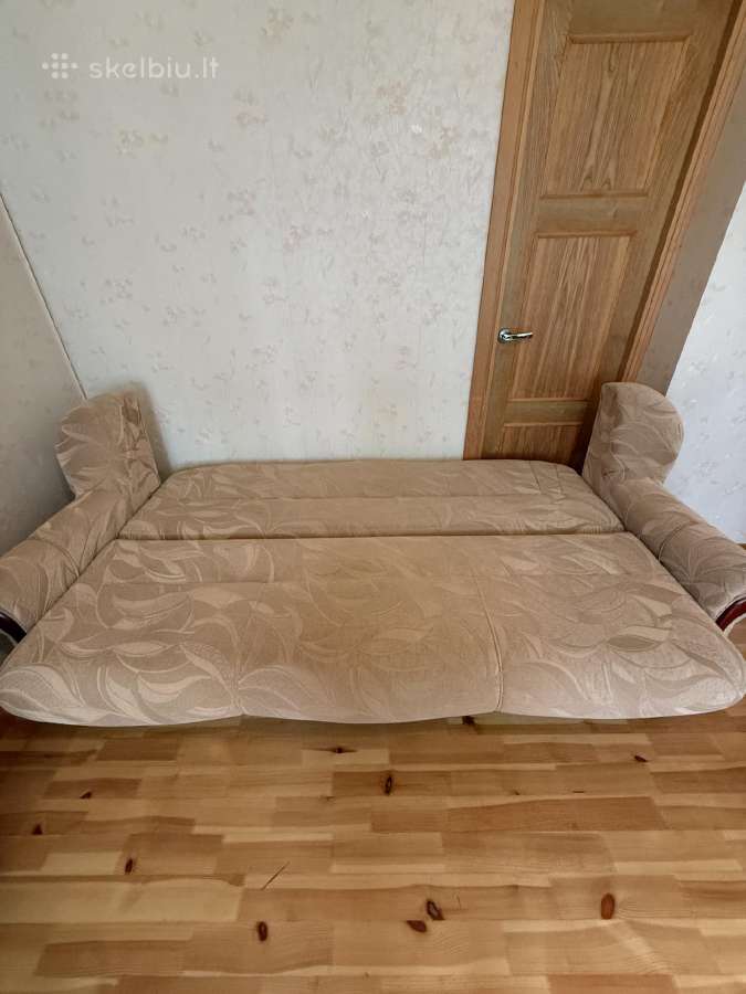 Geros būklės sofa-lova su dvejais foteliais - nuotraukos Nr. 6