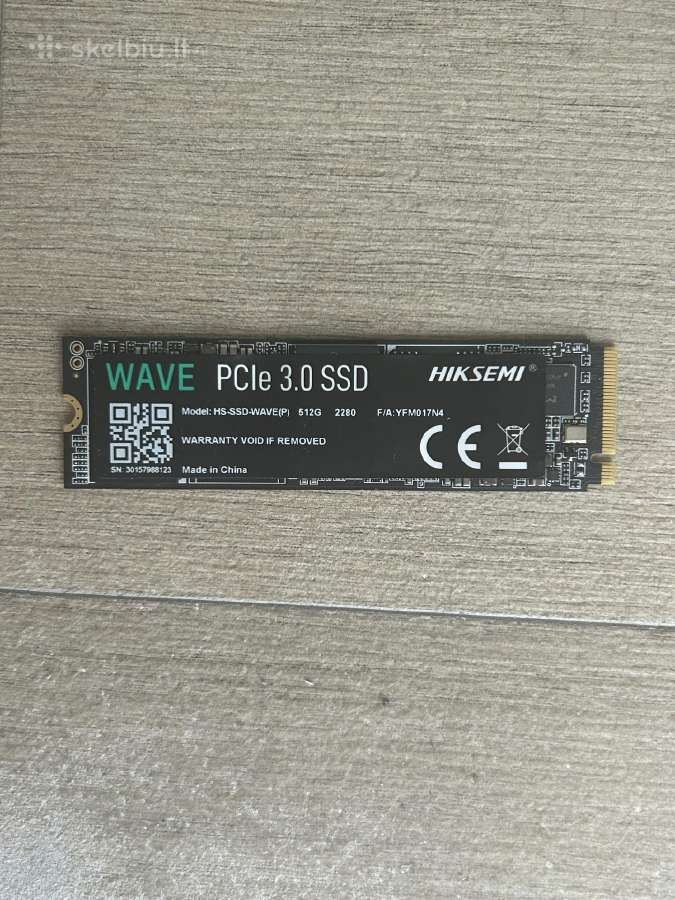 Naujas 512gb Nvme M.2 SSD - nuotraukos Nr. 2