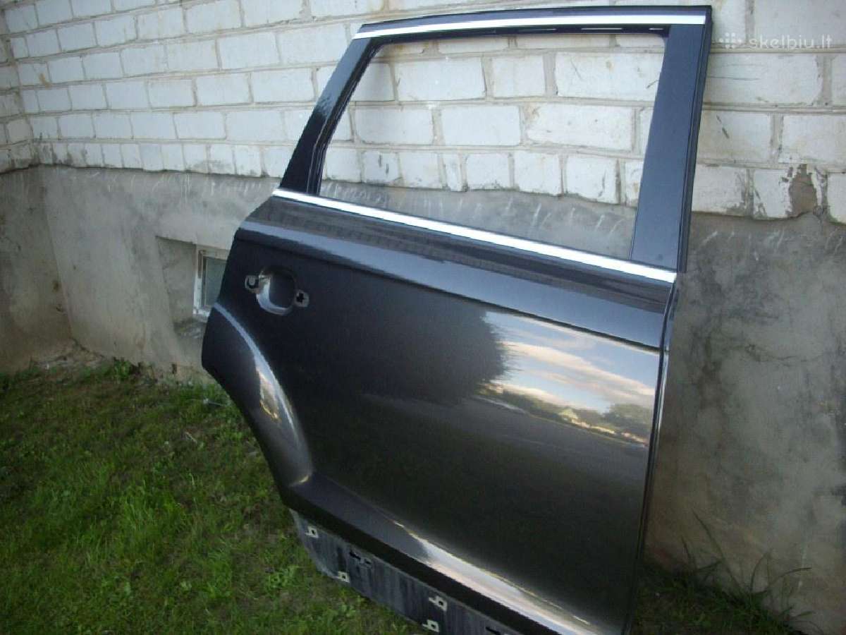 Audi Q7 dešinės pusės durys 2013 m. Lz7l - nuotraukos Nr. 3