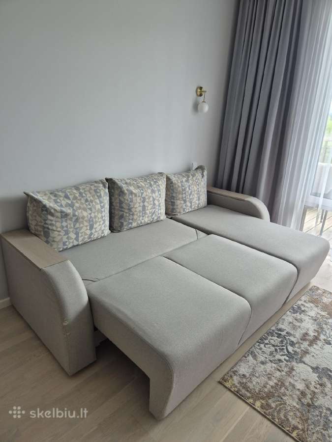 Parduodama išskleidžiama kampinė sofa-lova - nuotraukos Nr. 3