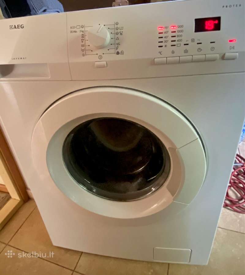 Aeg skalbimo masina 1200w - nuotraukos Nr. 3