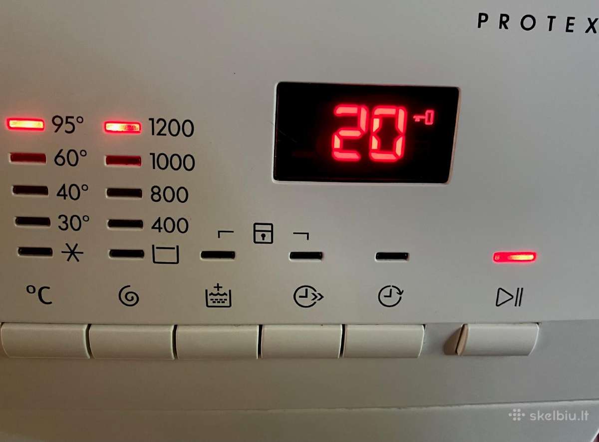 Aeg skalbimo masina 1200w - nuotraukos Nr. 4