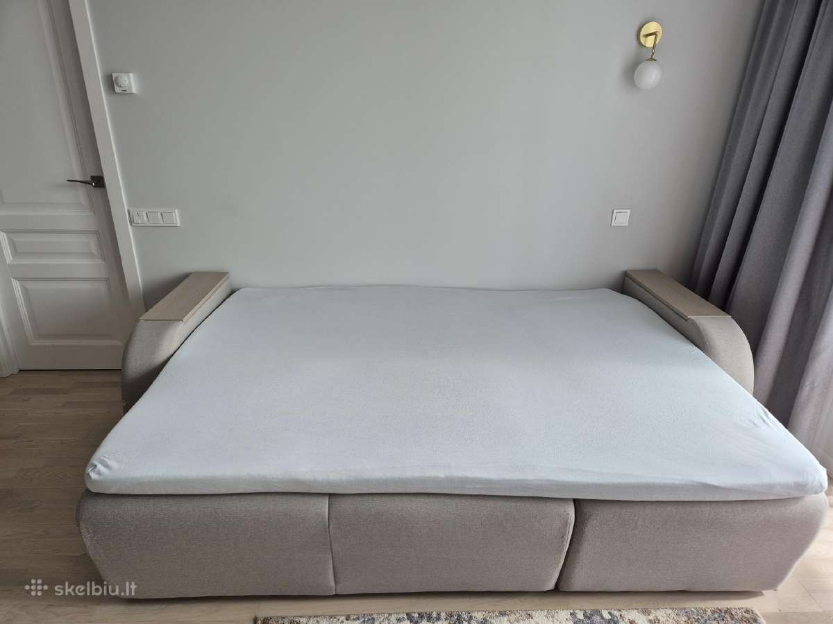 Parduodama išskleidžiama kampinė sofa-lova - nuotraukos Nr. 6