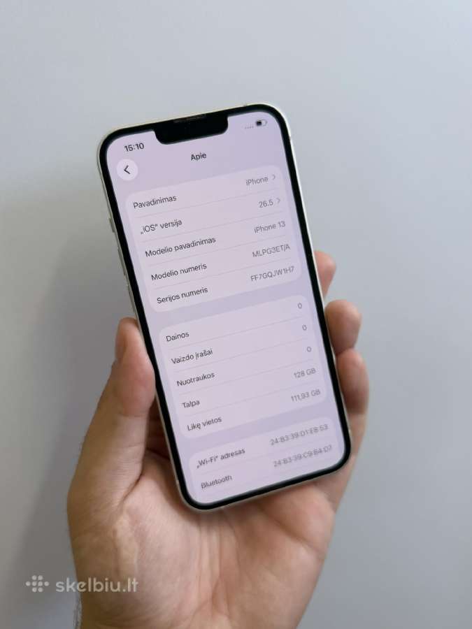 iPhone 13 128 - 87% - nuotraukos Nr. 6