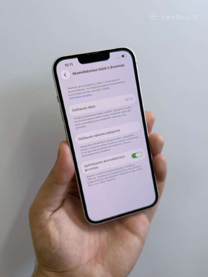 iPhone 13 128 - 87% - nuotraukos Nr. 7