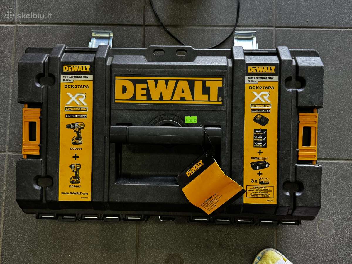Dewalt akumuliatorinių įrankių komplektas - nuotraukos Nr. 2