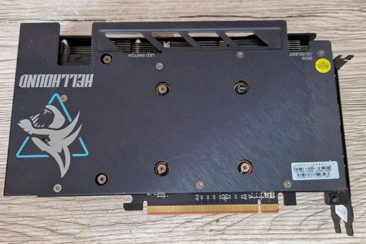 Powercolour Rx 6600 XT Hellhound - nuotraukos Nr. 2
