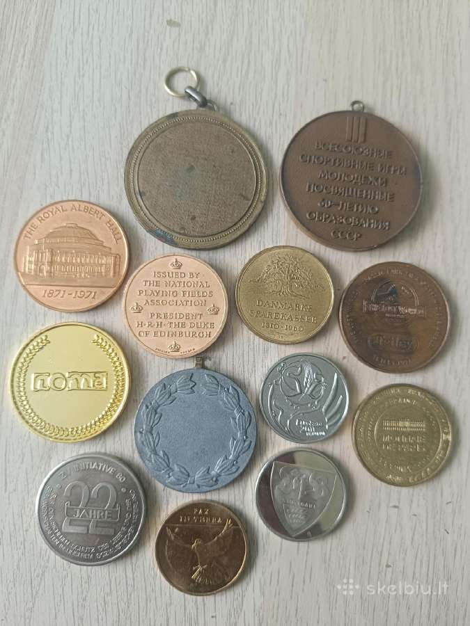 Įvairūs medaliai ir žetonai - nuotraukos Nr. 2