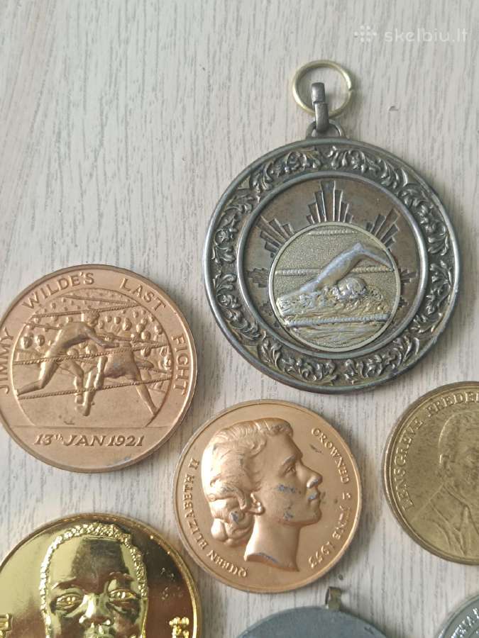 Įvairūs medaliai ir žetonai - nuotraukos Nr. 3