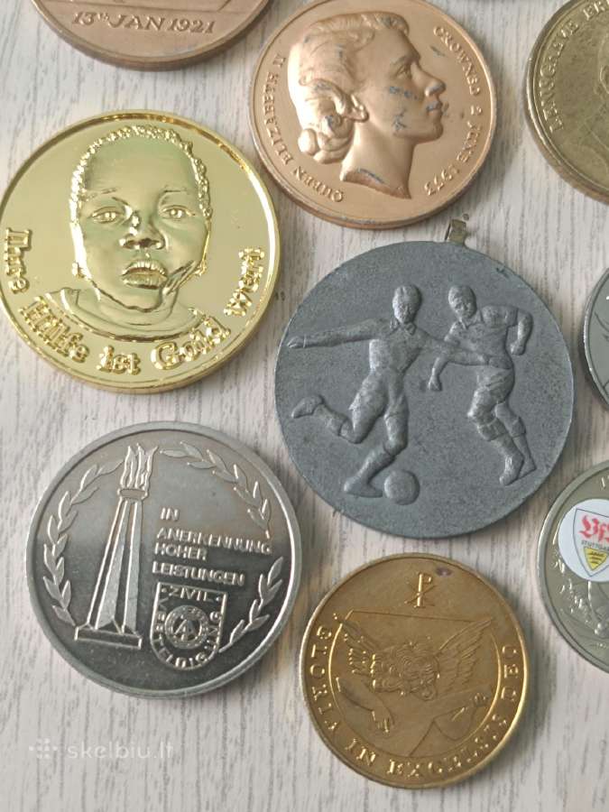 Įvairūs medaliai ir žetonai - nuotraukos Nr. 4