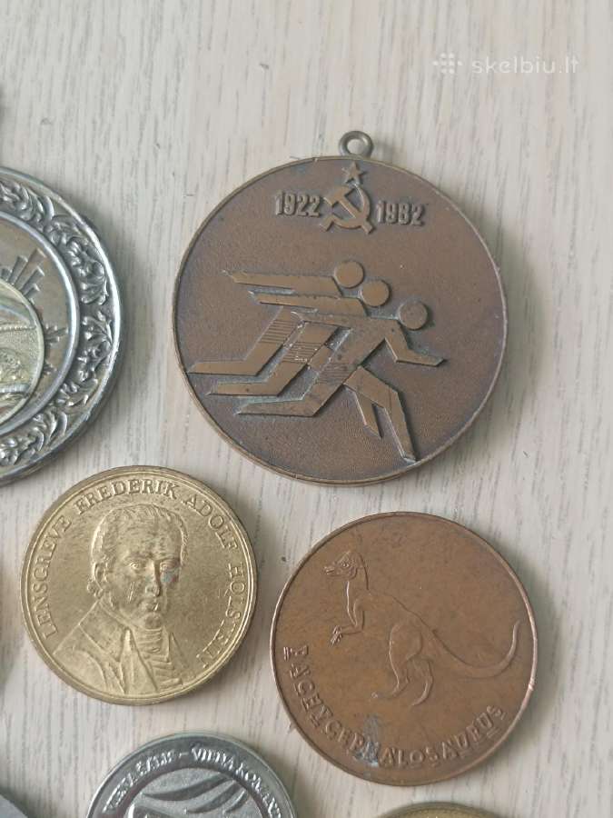 Įvairūs medaliai ir žetonai - nuotraukos Nr. 6