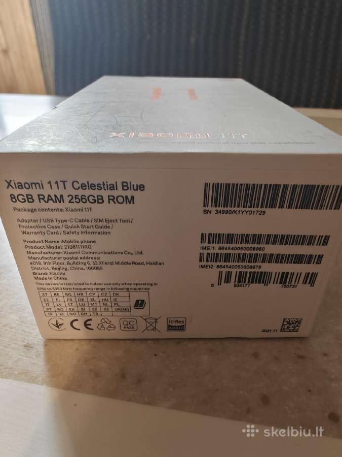 Xiaomi 11t 5G 8/256gb - nuotraukos Nr. 3