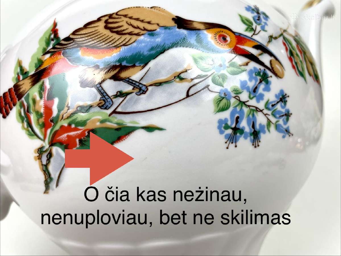 Didelis vintažinis arbatinukas - nuotraukos Nr. 18