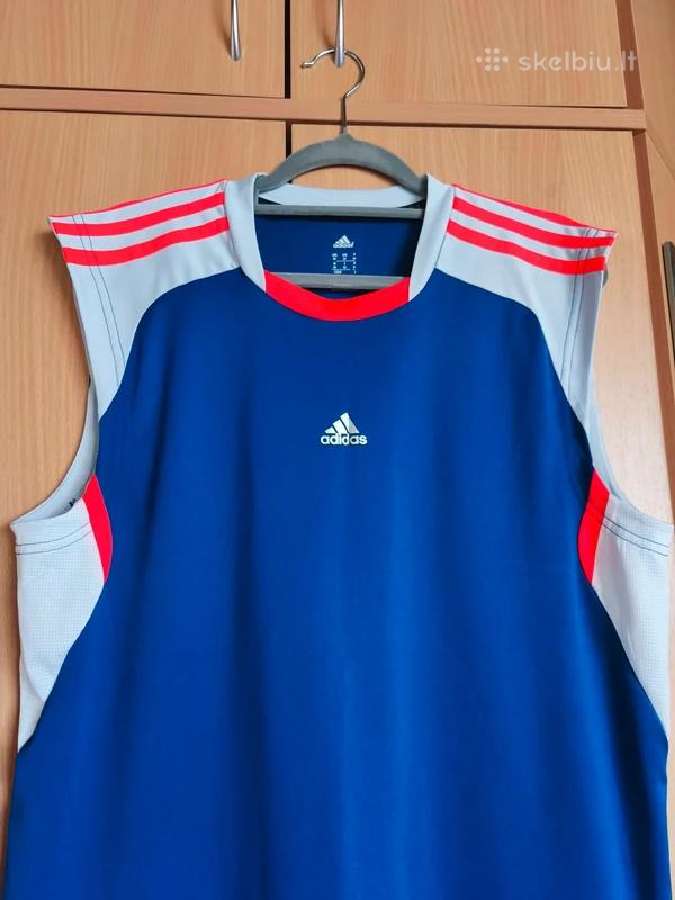 Adidas vyriški marškinėliai be rankovių - nuotraukos Nr. 2