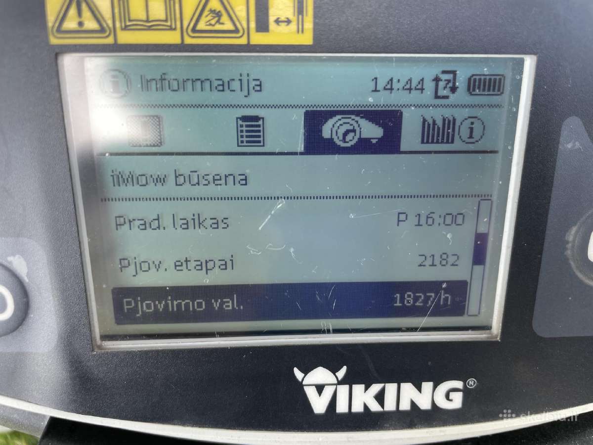 Parduodu tvarkinga zoles robota Viking 632p,32arus - nuotraukos Nr. 2