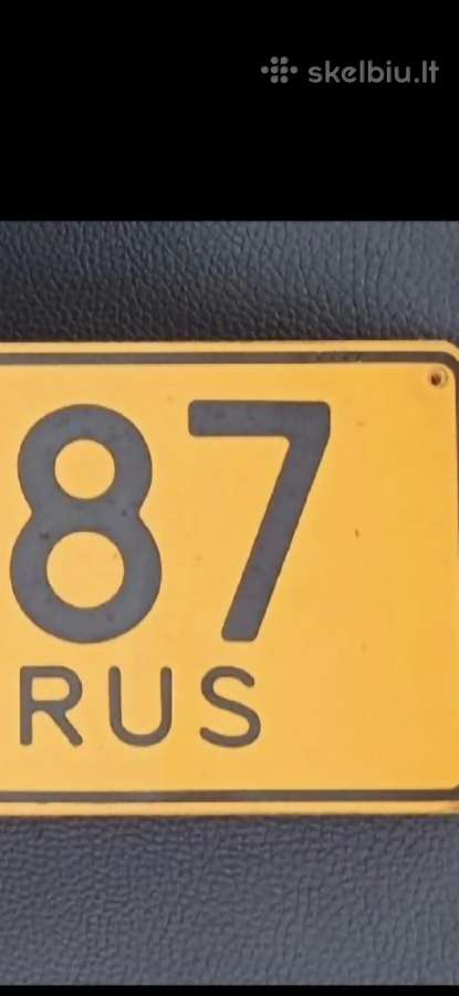 A/m registracijos numerio replika - nuotraukos Nr. 3