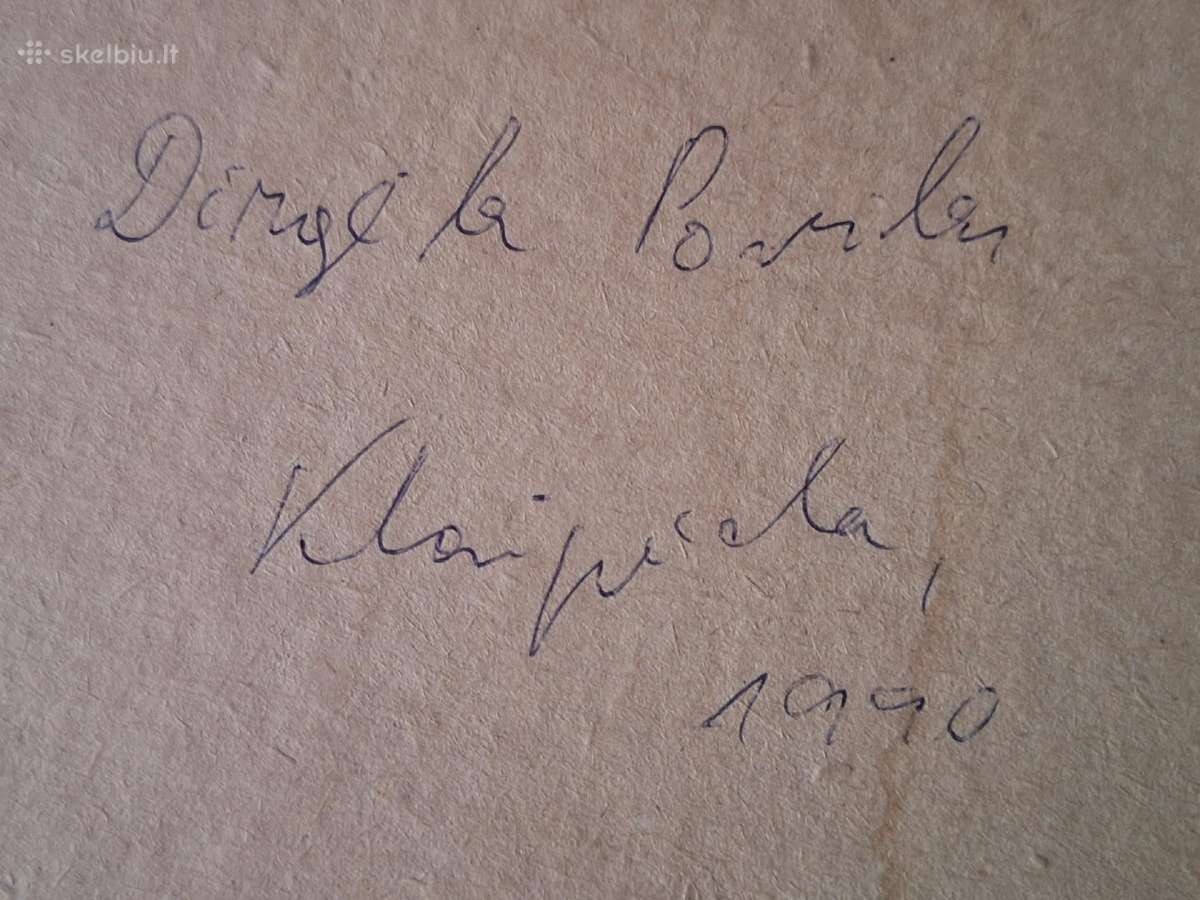 Aliejinė tapyba, "Audra/ Jūra", Povilas Dirgėla - nuotraukos Nr. 4