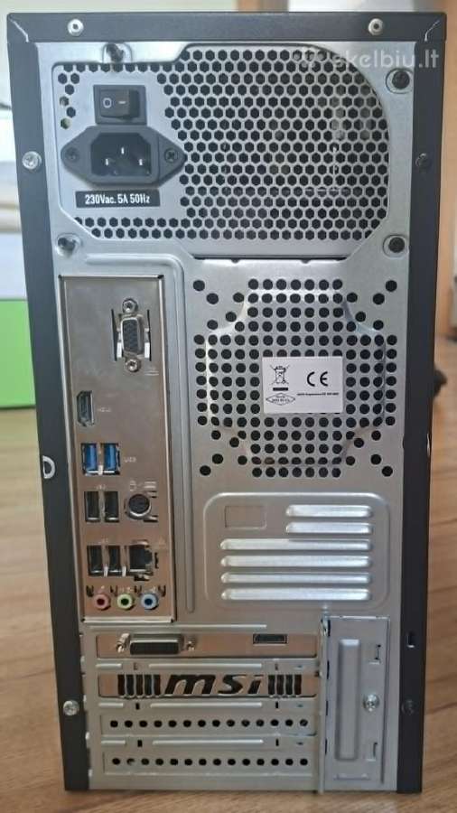 Parduodu stacionarų kompiuterį su Windows 10 - nuotraukos Nr. 3