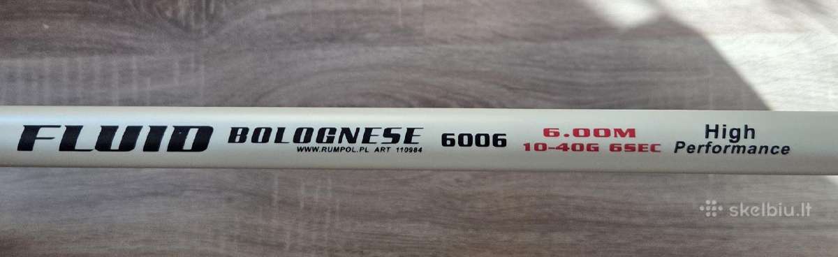 Plūdinė boloninė meškerė 6 metrų 10-40g - nuotraukos Nr. 3