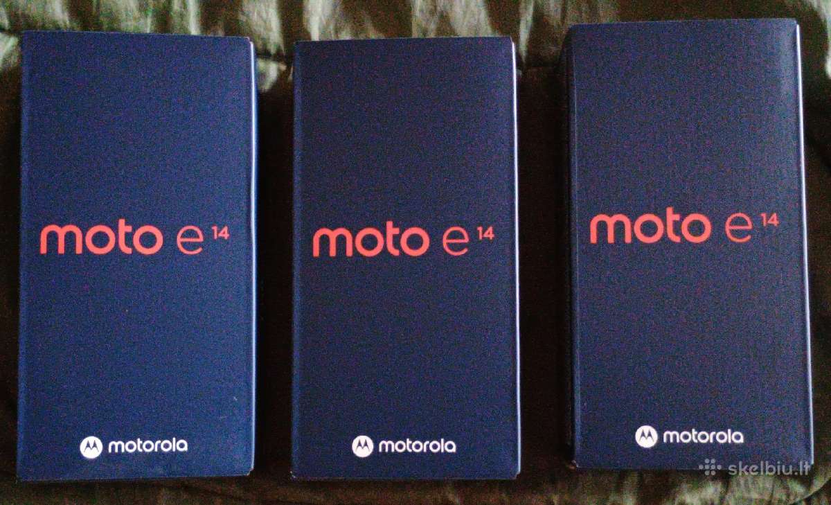 Motorola Moto e14 3 vnt - nuotraukos Nr. 3