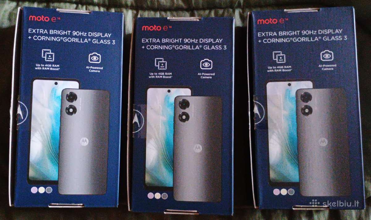 Motorola Moto e14 3 vnt - nuotraukos Nr. 4
