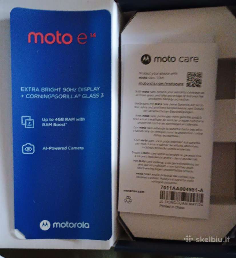 Motorola Moto e14 3 vnt - nuotraukos Nr. 8