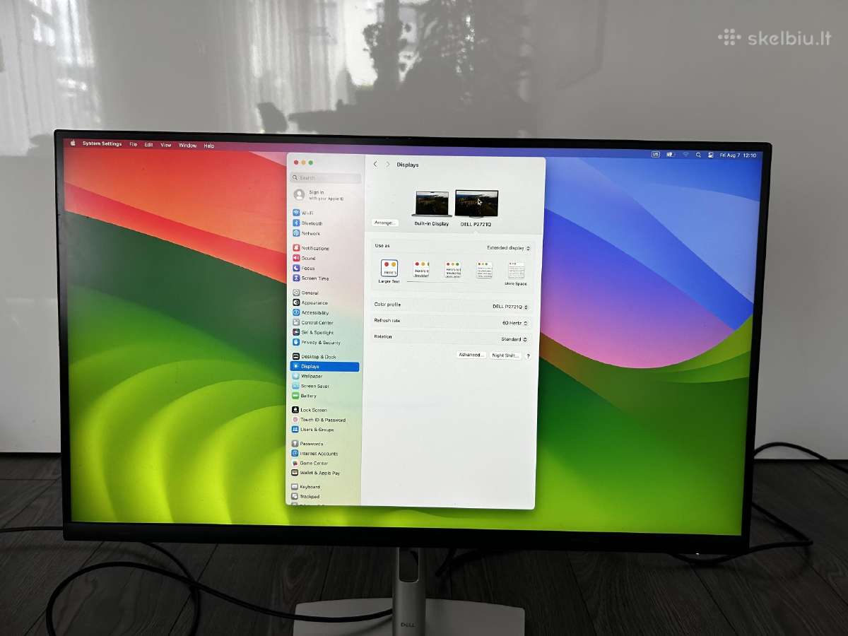 Monitorius Dell P2721q - nuotraukos Nr. 2