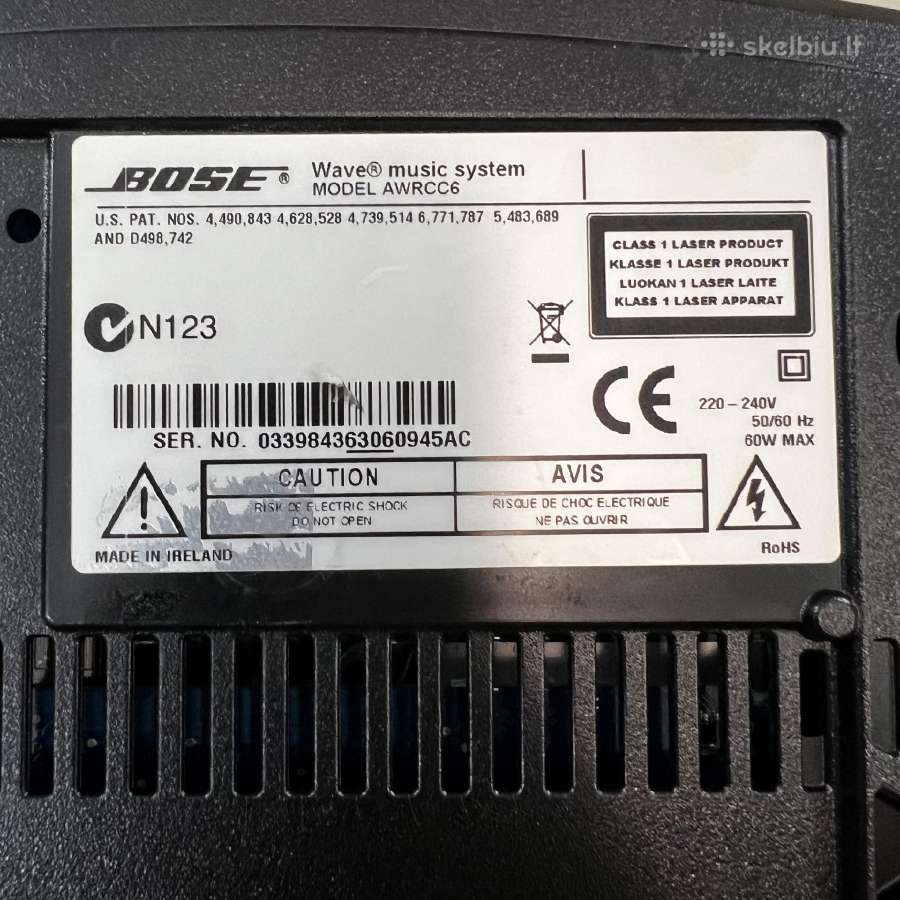 Bose Wave Music System - nuotraukos Nr. 9