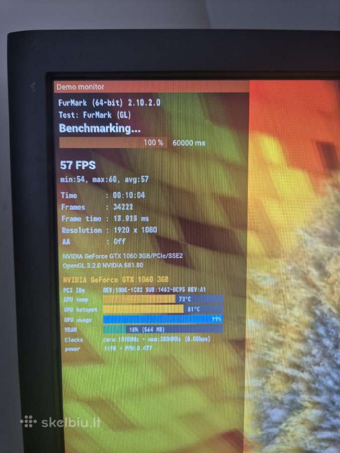 Msi Geforce Gtx 1060 3gb Oc - nuotraukos Nr. 5