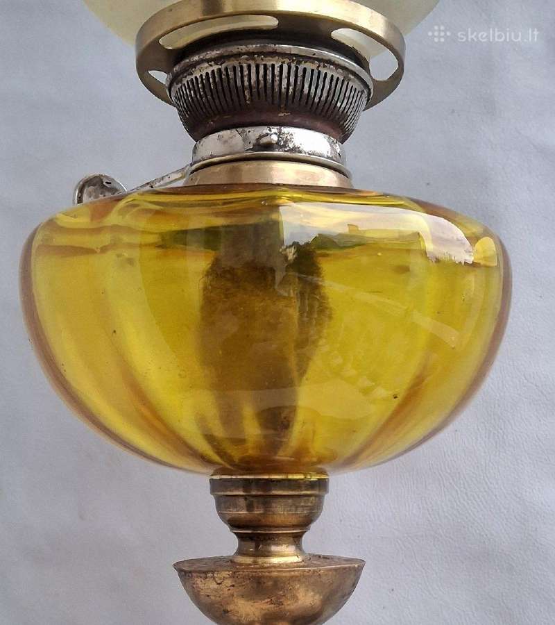 Nr.9) Prabangi antik.žibalinė Lempa veikianti - nuotraukos Nr. 5