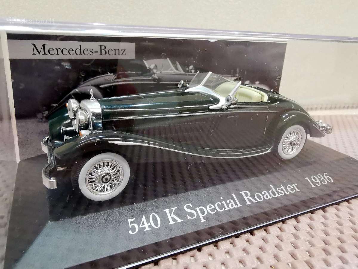1:43 Mercedes Benz (istoriniai-sportiniai) Modelia - nuotraukos Nr. 10