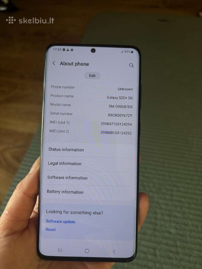 Galaxy S20 5G 128gb - nuotraukos Nr. 10