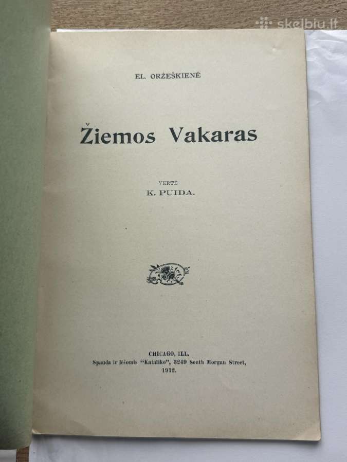 Žiemos Vakaras 1912 m. - nuotraukos Nr. 2