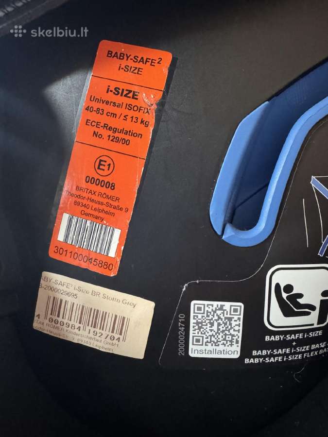 Britax Römer automobilinė kėdutė su baze - nuotraukos Nr. 6
