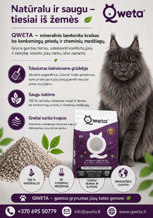 Qweta natūralus kraikas - nuotraukos Nr. 2